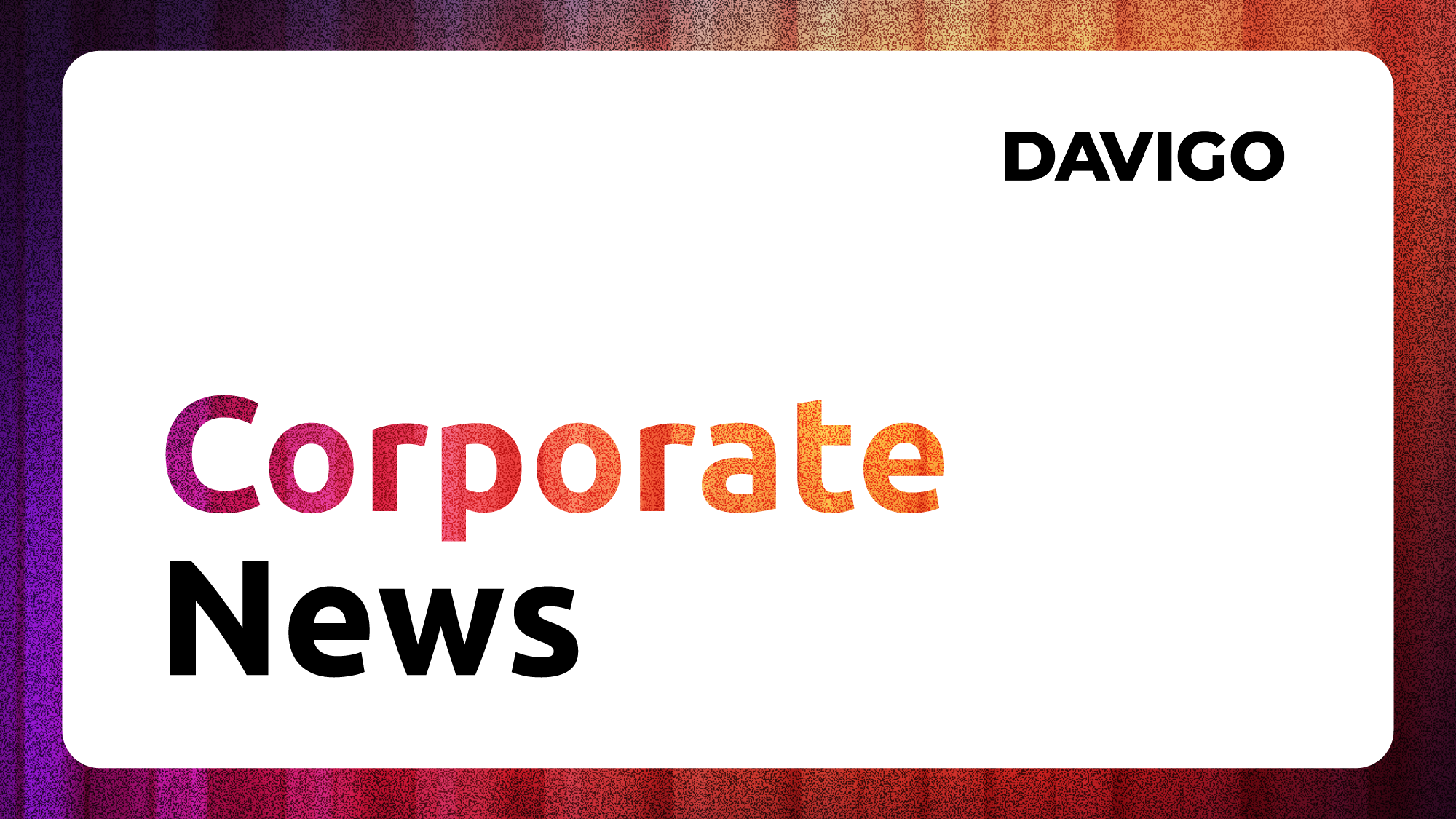 Corporate News